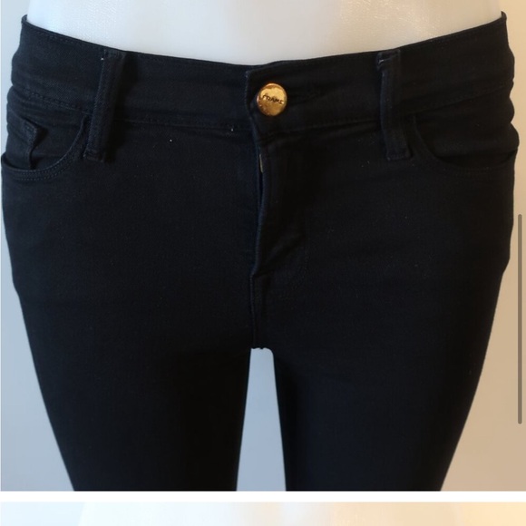 Womens Frame Le Skinny de Jeanne Crop Film
Noir Black Denim Jeans 28 - Picture 5 of 10
